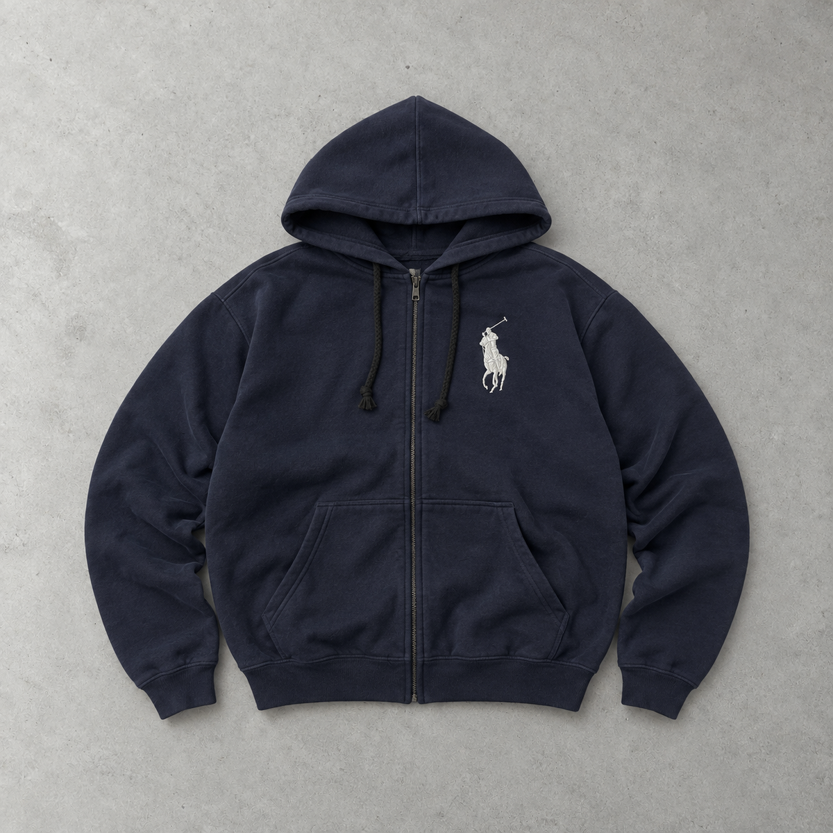 Ralph Lauren Hoodie Marineblau Rare (L)