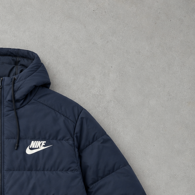 Nike Pufferjacke Marineblau Rar (L)