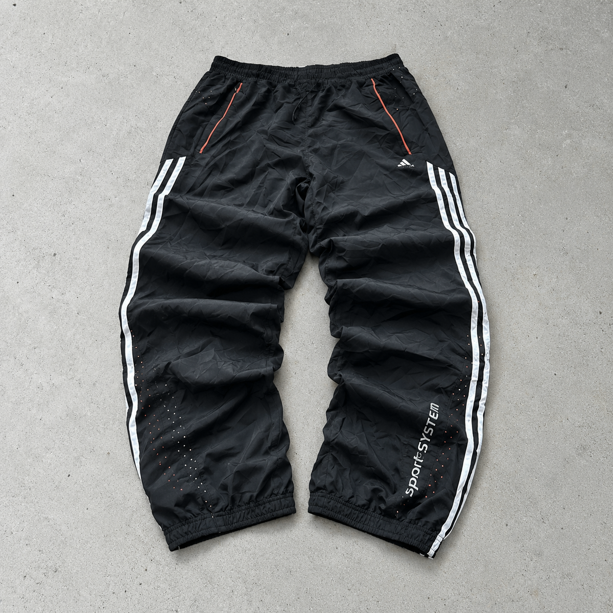 90s Adidas Track Pants Schwarz Limited (M)