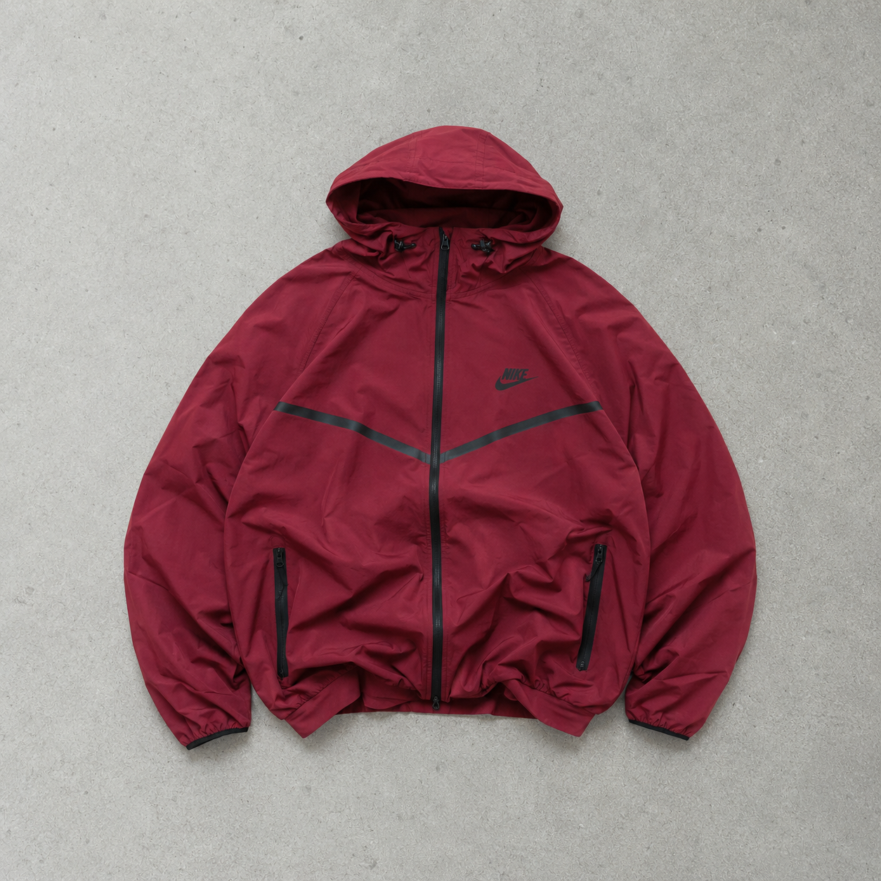 Nike Fleece Jacket Burgunderrot, Red Rare (XL)