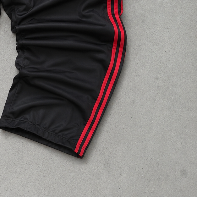 Adidas Pants Schwarz, Rot Rare (S)