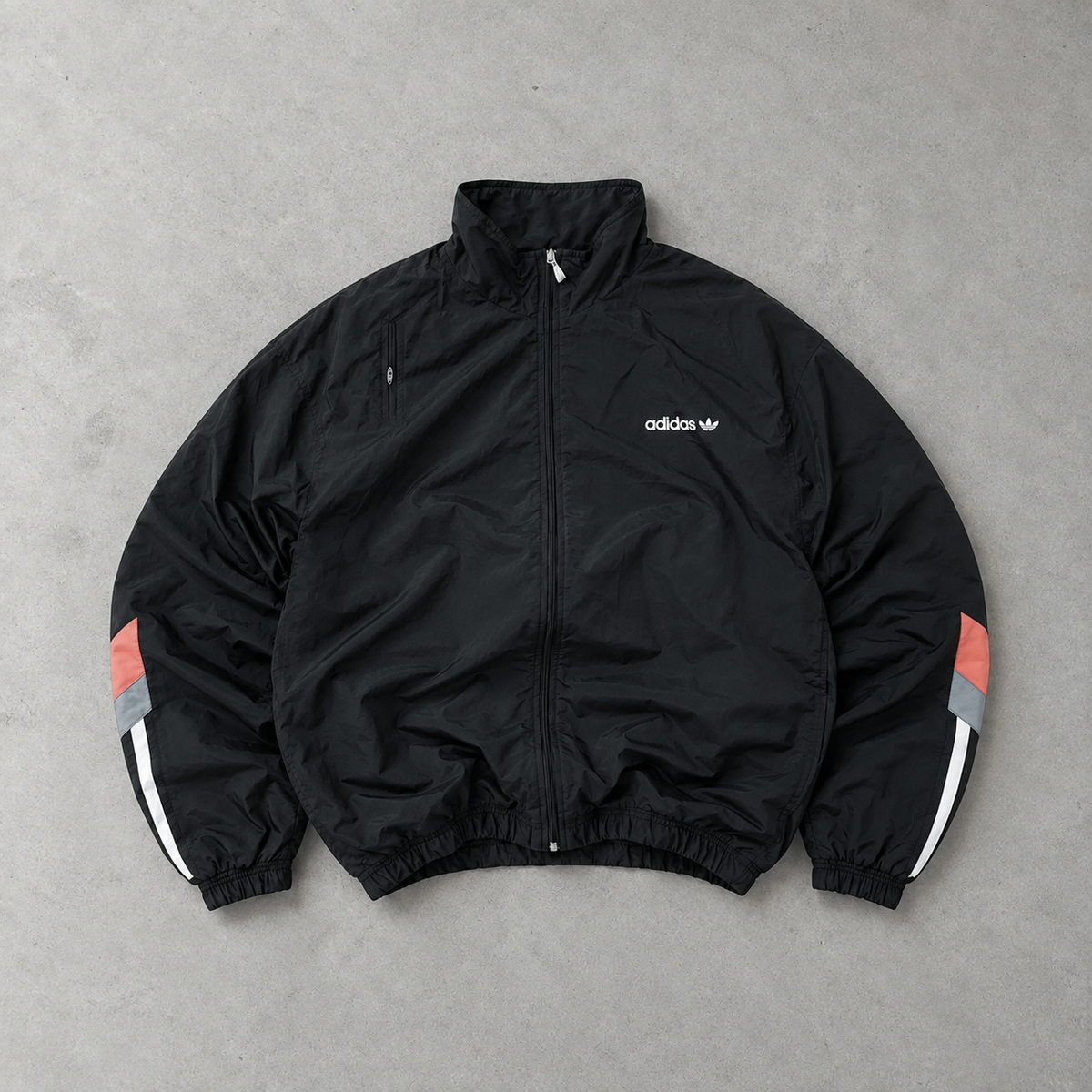 Veste de survêtement Adidas noire rare (S)