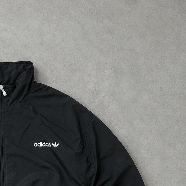 Veste de survêtement Adidas noire rare (S)