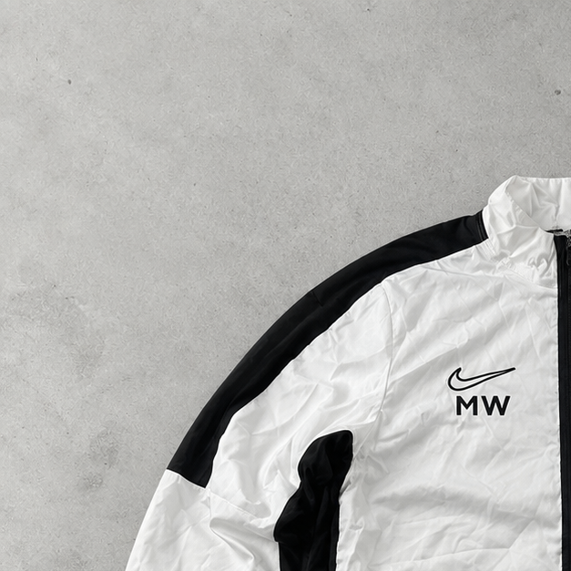 Nike Jacket Schwarz, Weiß Rare Stitched Logo (L)