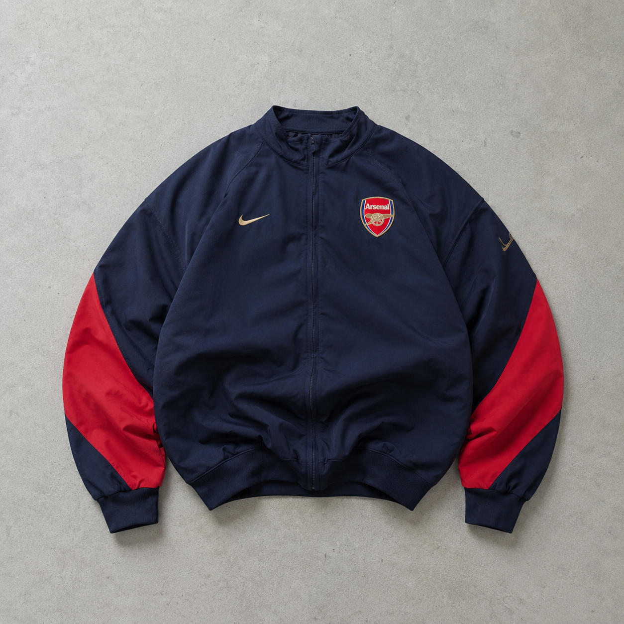 Arsenal Y2K Nike Jacket Red, Navy Rare (XL)