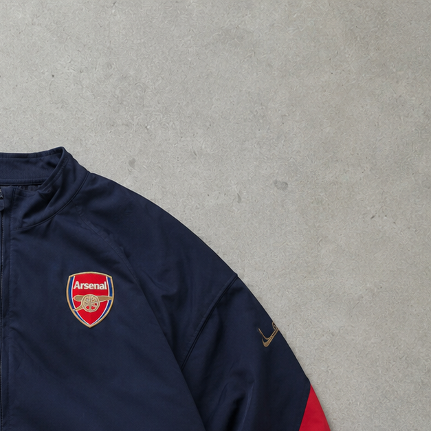 Arsenal Y2K Nike Jacket Red, Navy Rare (XL)