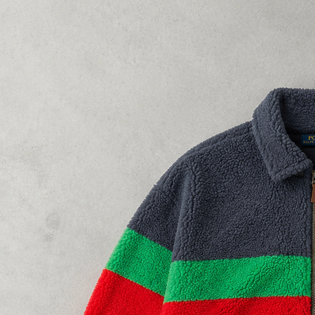 Polo Ralph Lauren Jacket Bunt, Rot Rare (L)