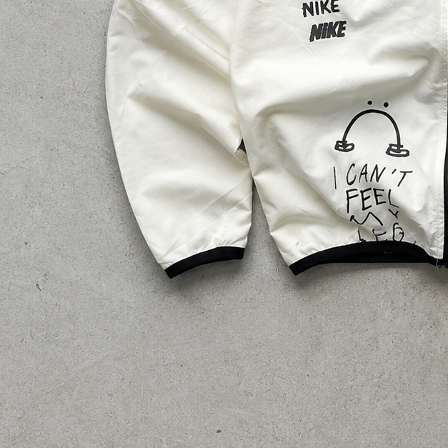 Nike Jacket White Limited (Size M)