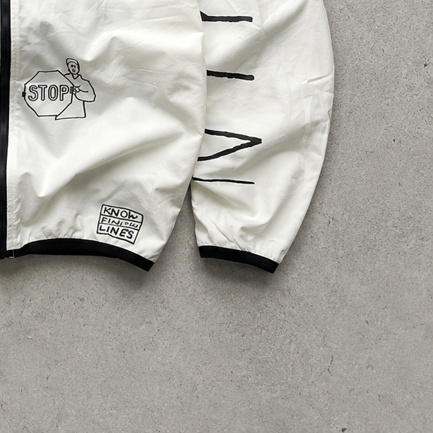 Nike Jacket White Limited (Size M)