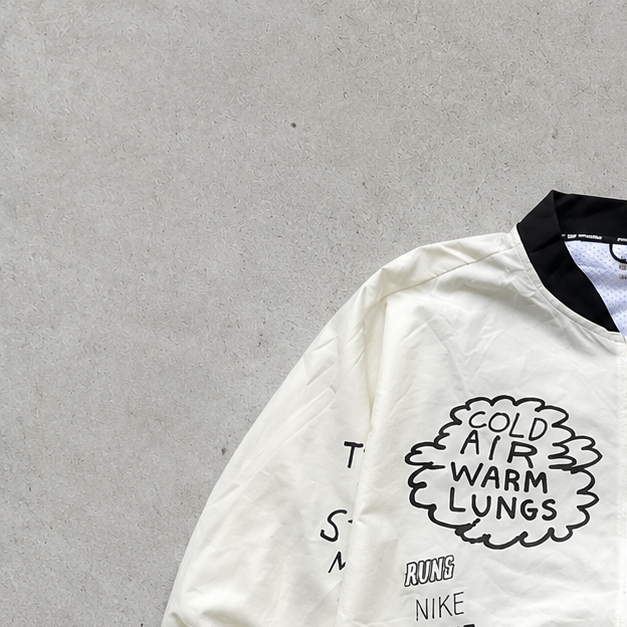 Nike Jacket White Limited (Size M)