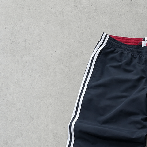 Pantalon de survêtement Adidas Wide Leg noir, bleu marine rare (taille S)