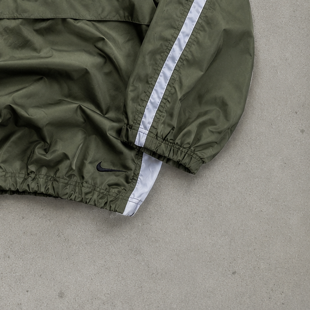 Vintage Nike Windbreaker Dunkelgrün Rare (S)
