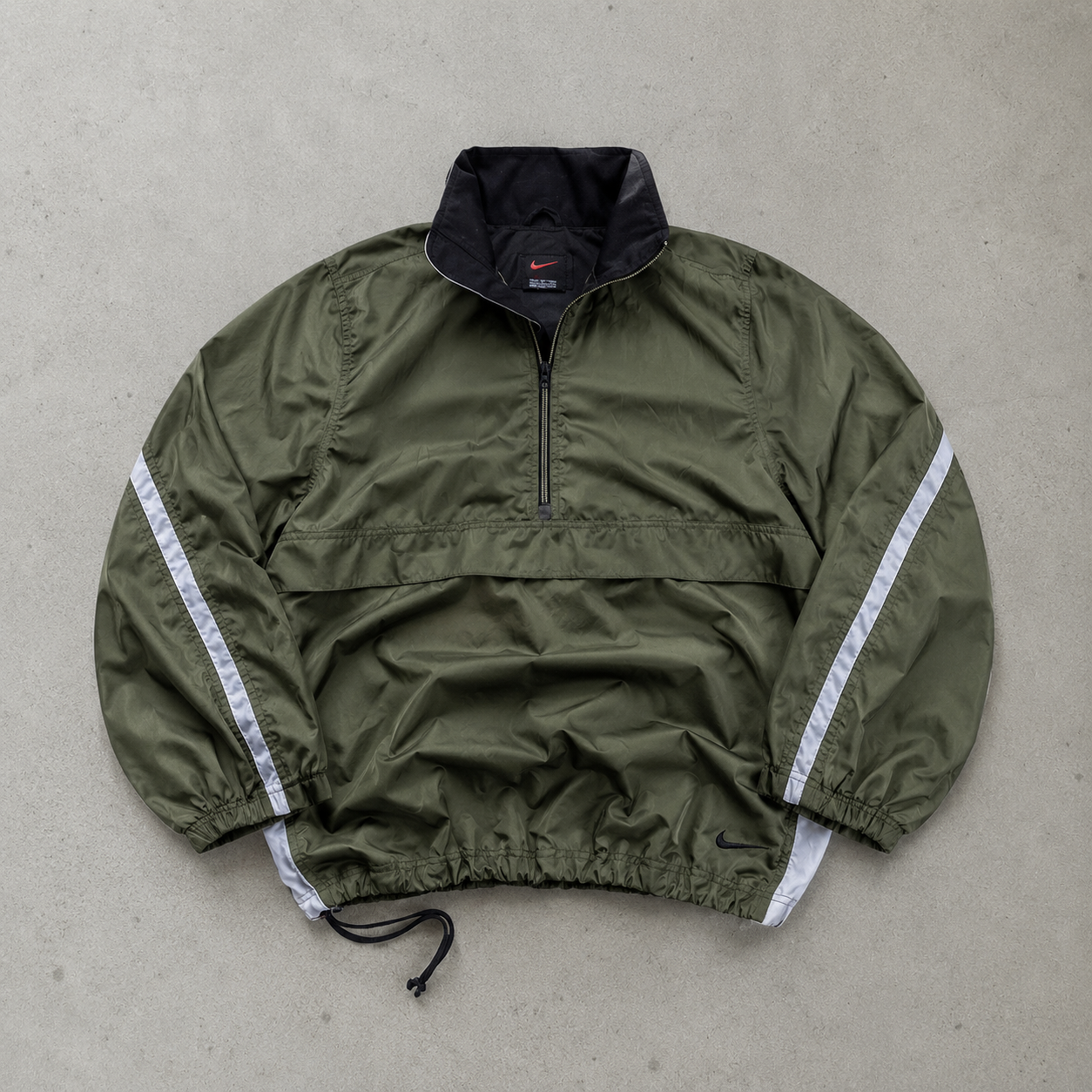 Vintage Nike Windbreaker Dunkelgrün Rare (S)