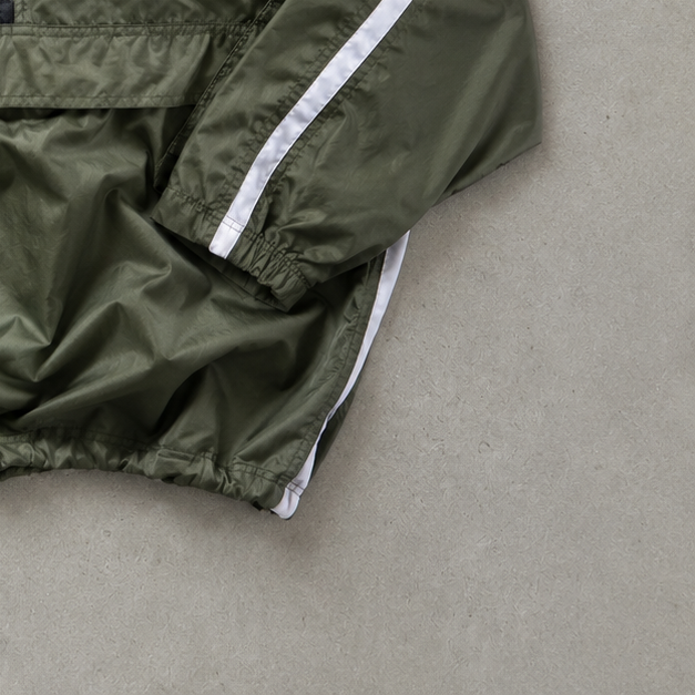 Vintage Nike Windbreaker Dunkelgrün Rare (S)