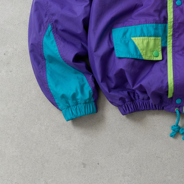 Vintage Nike Jacket Purple, Turquoise Rare (M)