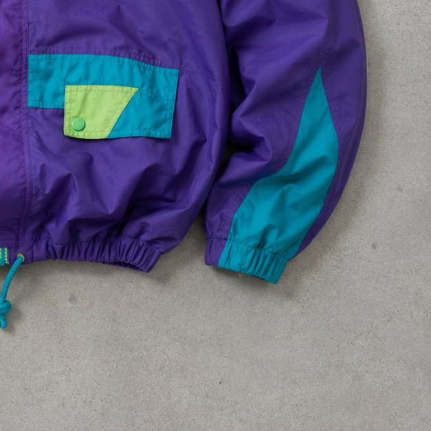 Vintage Nike Jacket Purple, Turquoise Rare (M)