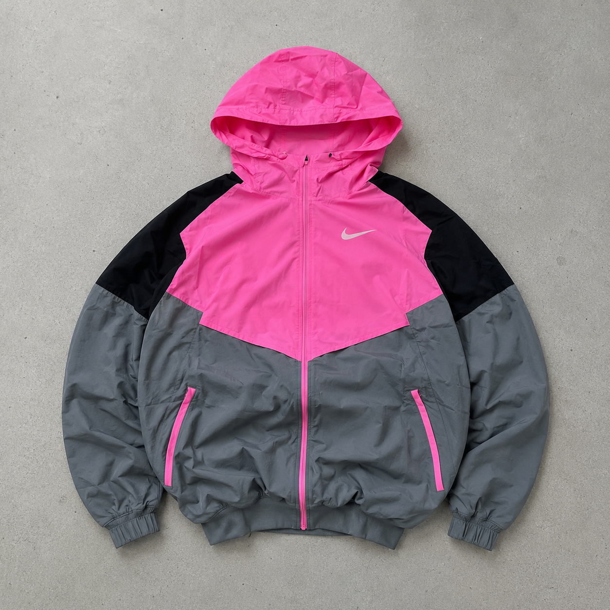 Nike Windbreaker Pink, Grey Rare (Size S)