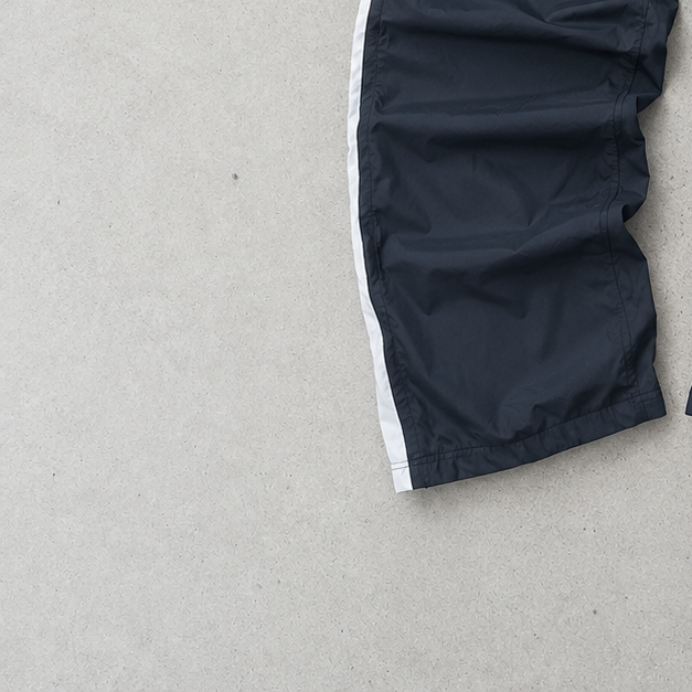 Y2K Nike Track Pants Black / White Limited (S)