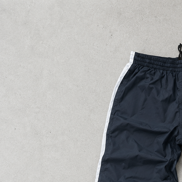 Y2K Nike Track Pants Black / White Limited (S)
