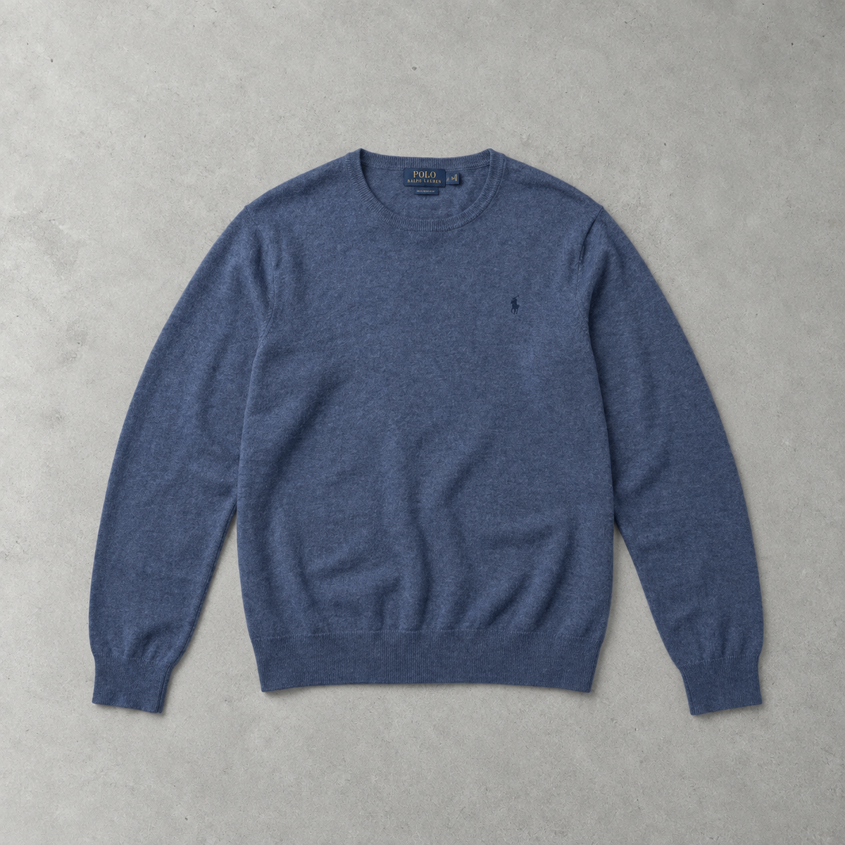 Ralph Lauren Sweater Blau Rare (XXL) Stitched Logo