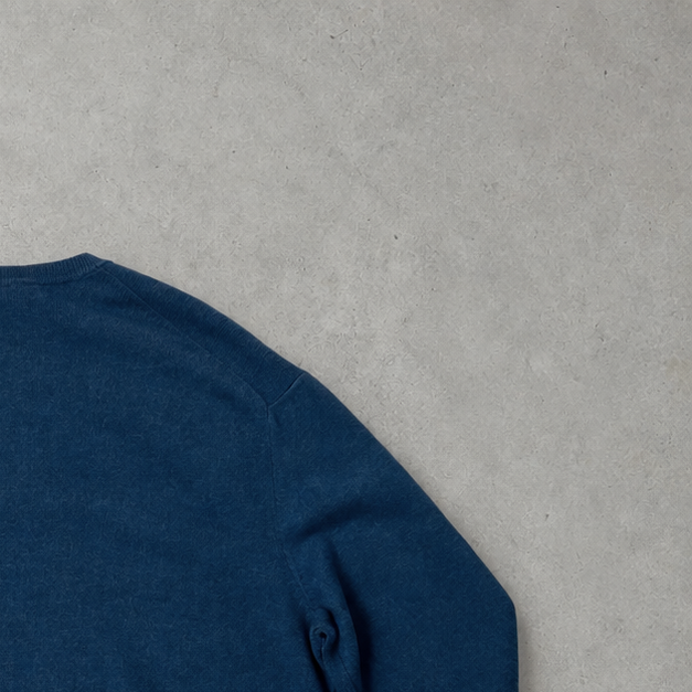 Ralph Lauren Sweater Blau Rare (XXL) Stitched Logo