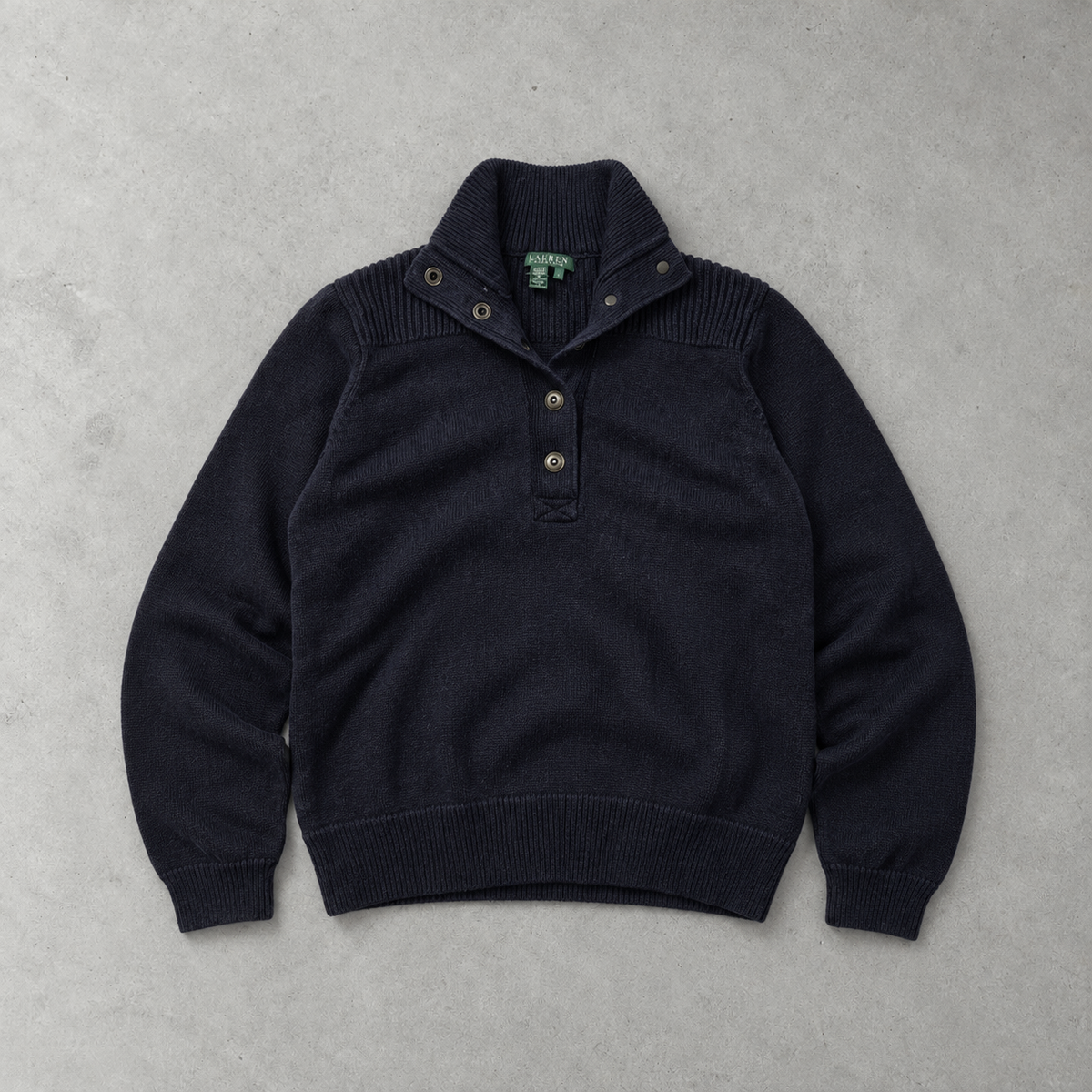 Ralph Lauren y2k Sweater Marineblau Rare (L)