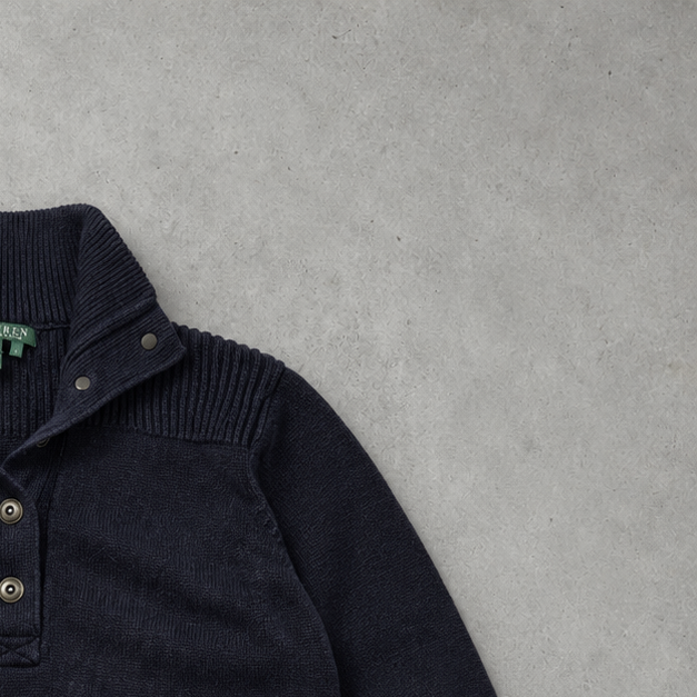Ralph Lauren y2k Sweater Marineblau Rare (L)