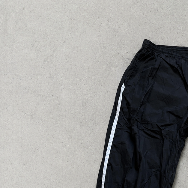 NIKE Track Pants Black / White Rare (XL)