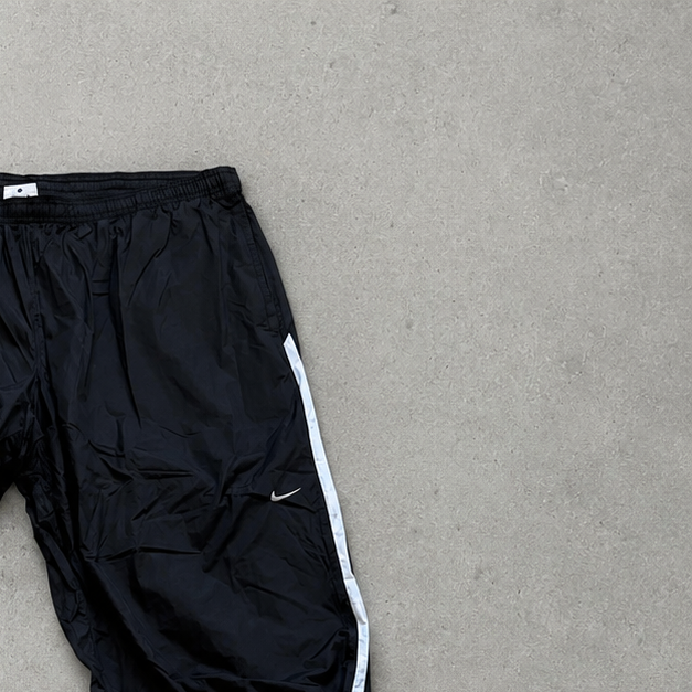 NIKE Track Pants Black / White Rare (XL)