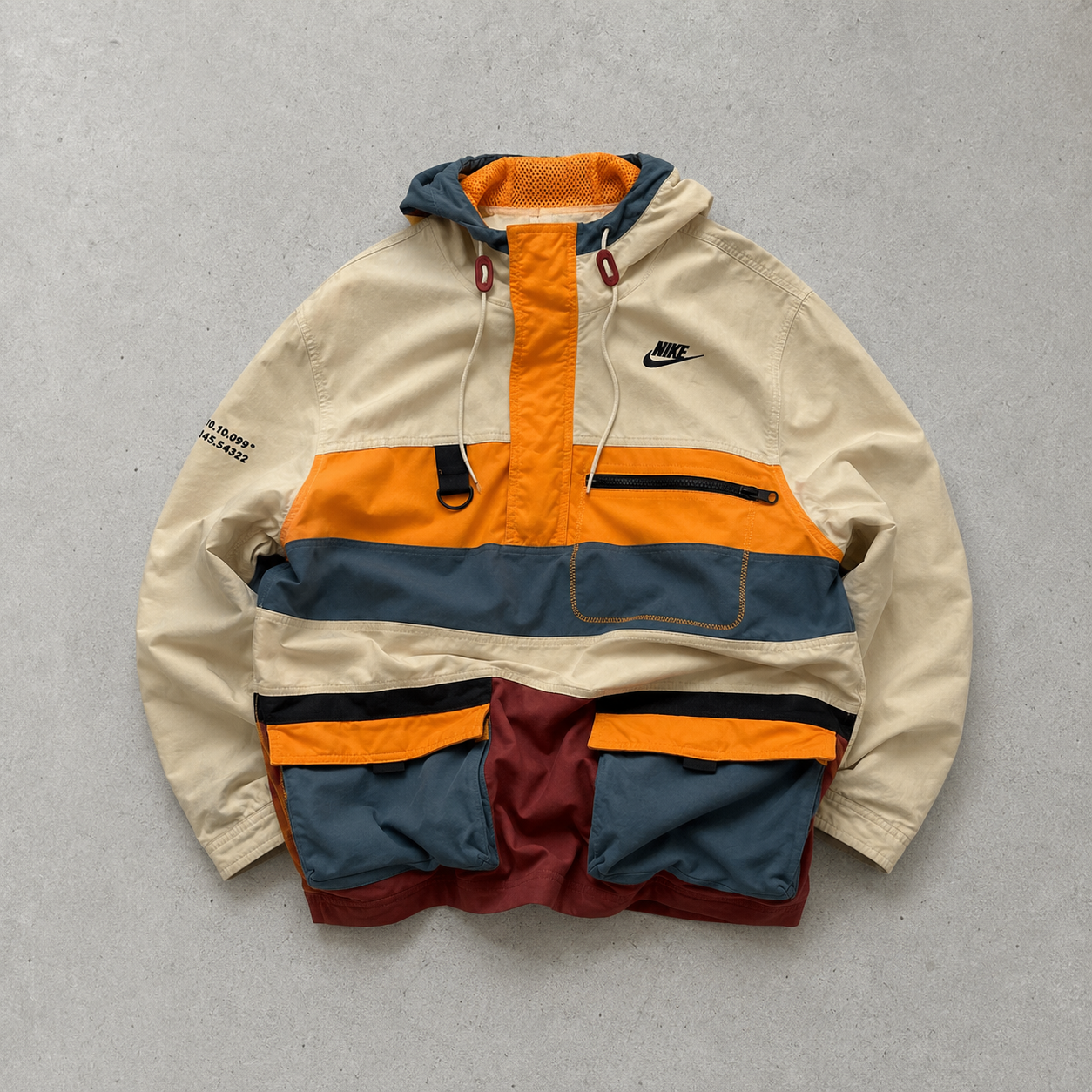 Nike Windbreaker Cream, Orange Rare (XS)