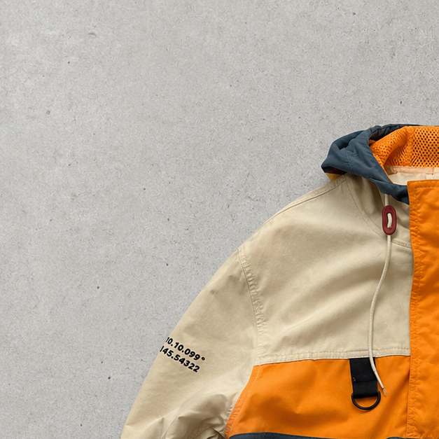 Nike Windbreaker Cream, Orange Rare (XS)