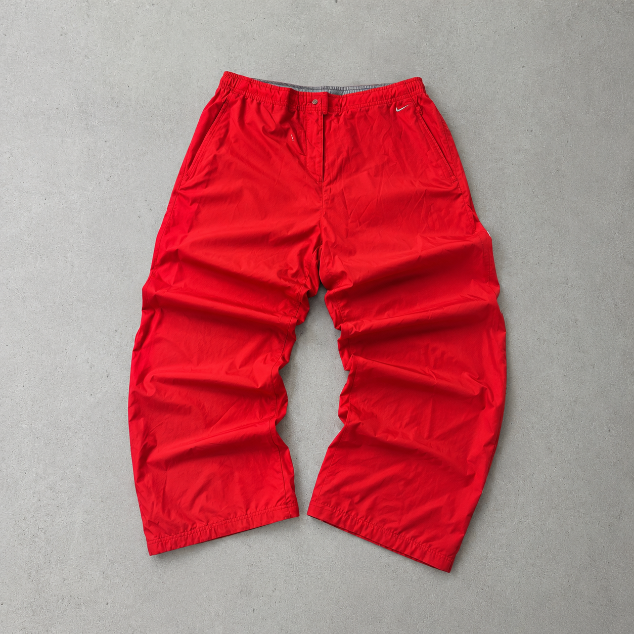 Y2K Nike Track Pants Red Limited (M)