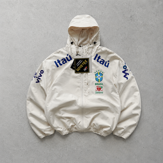 Brazil Nike Jacket Cream Limited (Size M)