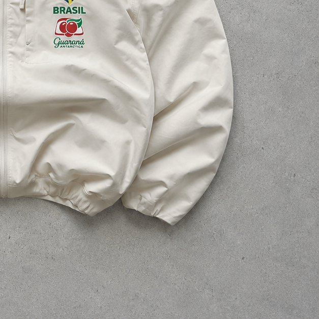 Brazil Nike Jacket Cream Limited (Size M)