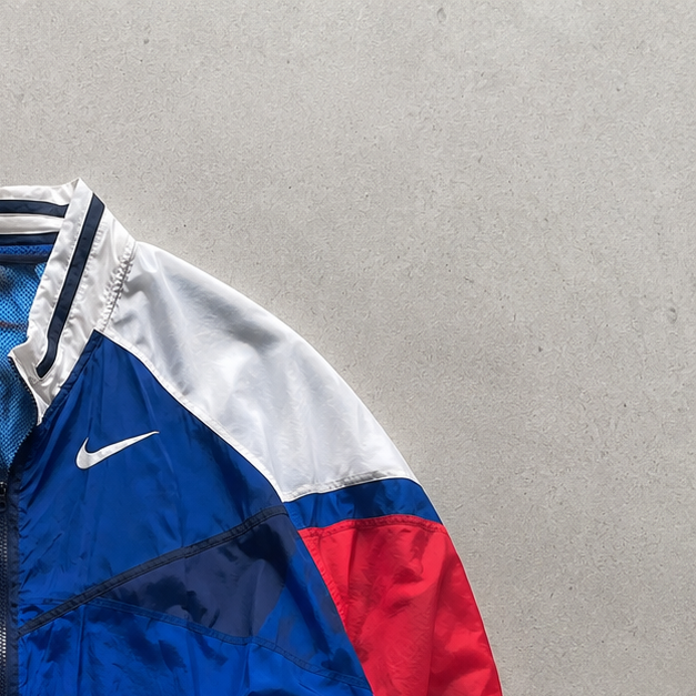 Nike Windbreaker Blue, Red Rare (XXL)