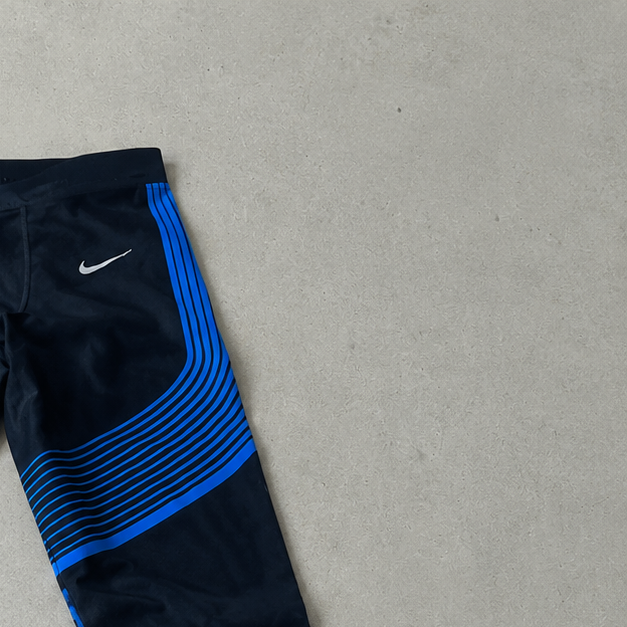 NIKE Pants Black / Blue Rare (XL)