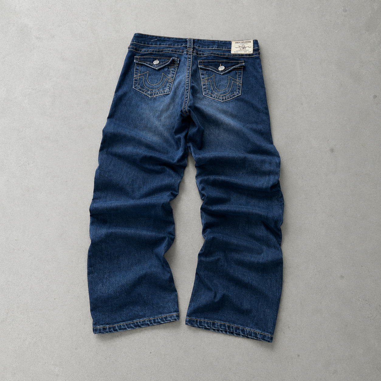 Y2K True Religion Jeans Navy Rare (L)
