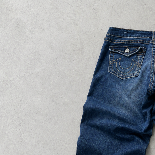 Y2K True Religion Jeans Navy Rare (L)