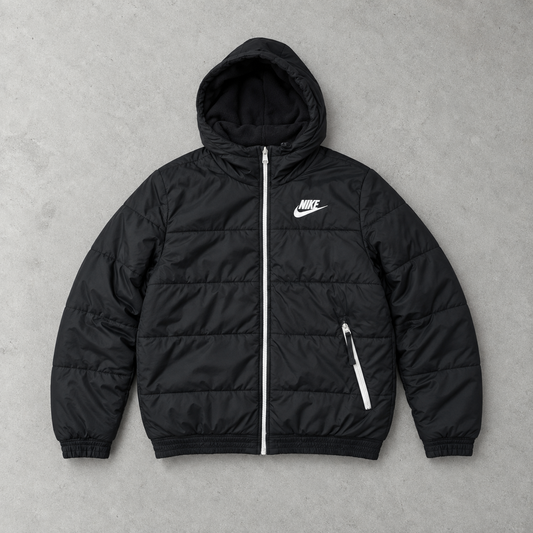 Nike Pufferjacke Schwarz / Weiß limitiert (S)