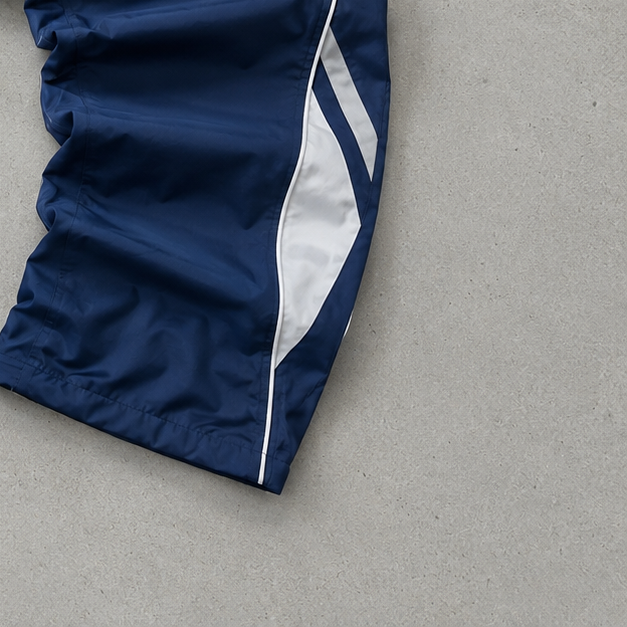 Y2K Nike Track Pants Marineblau, Weiß Rare (M)