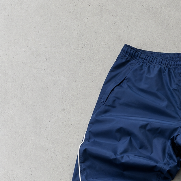 Y2K Nike Track Pants Marineblau, Weiß Rare (M)