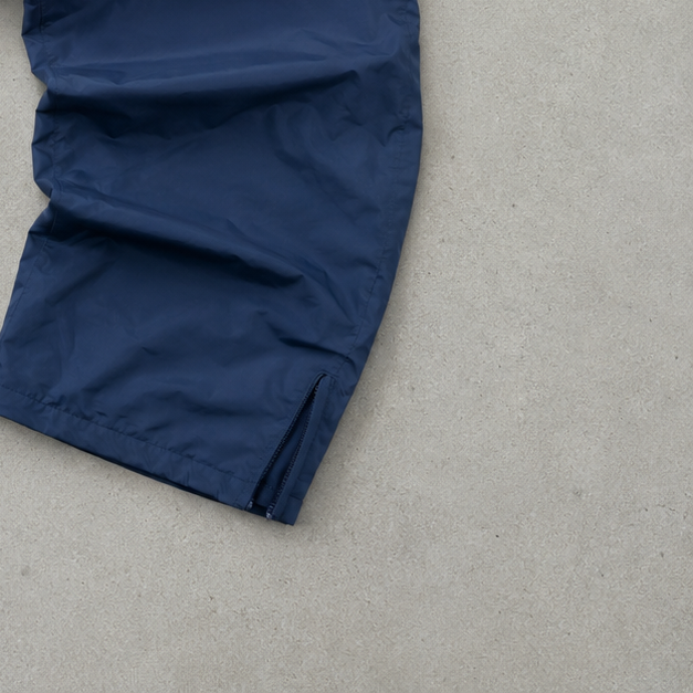 Y2K Nike Track Pants Marineblau, Weiß Rare (M)