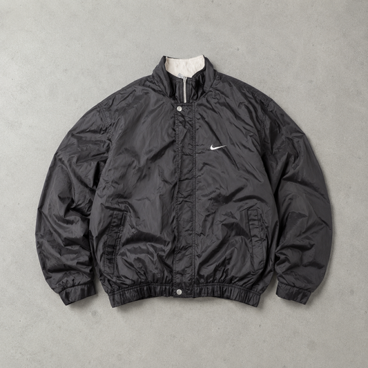 Vintage Nike Windbreaker Black Rare (M) Stitched Logo