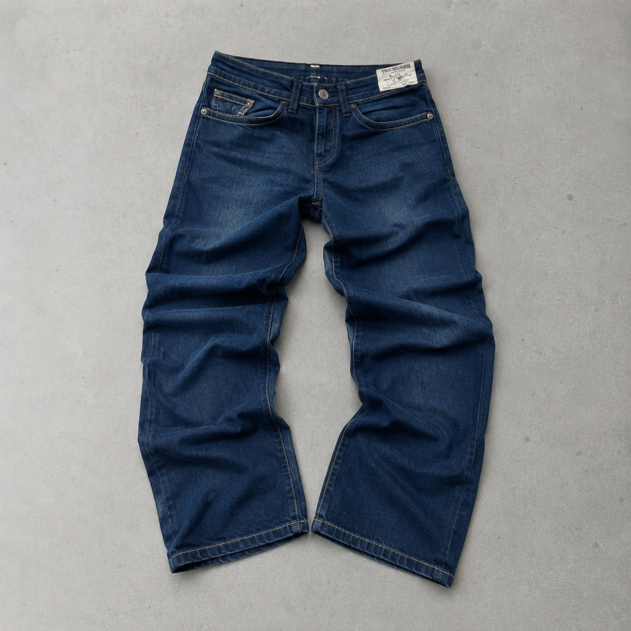 Y2K True Religion Jeans Navy Rare (W27 | DE 42)