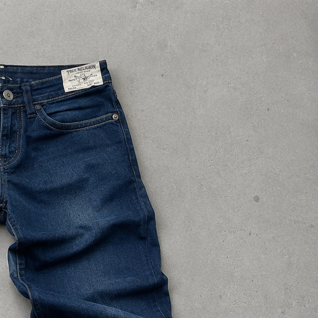Y2K True Religion Jeans Navy Rare (W27 | DE 42)