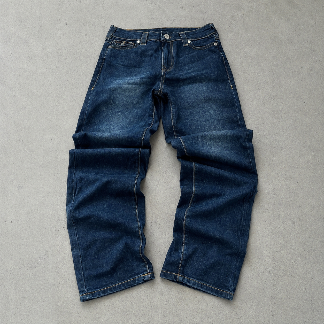 Y2K True Religion Jeans Navy Rare (W27 | DE 42)