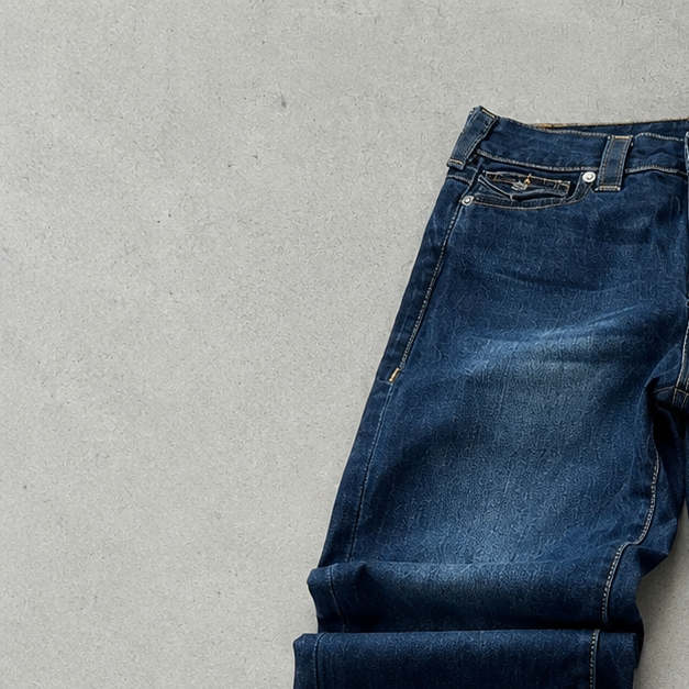 Y2K True Religion Jeans Navy Rare (W27 | DE 42)