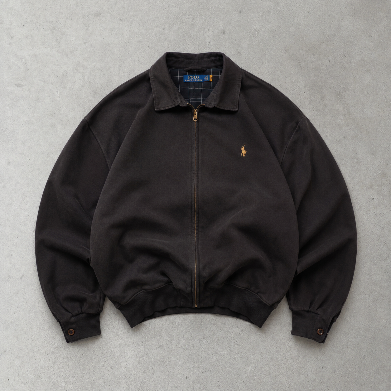 Ralph Lauren Jacket Navy Rare (L) Stitched Logo