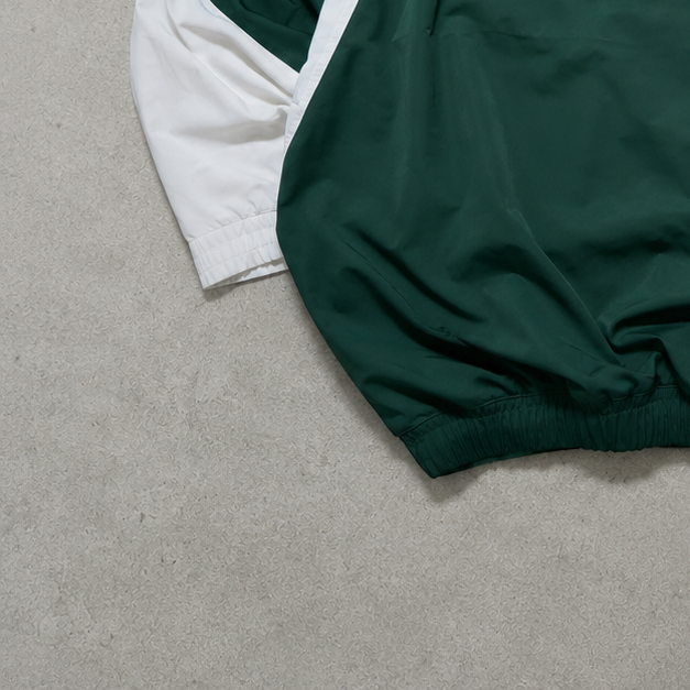 90s Y2K Nike Track Jacket Dunkelgrün, White Limited (L)