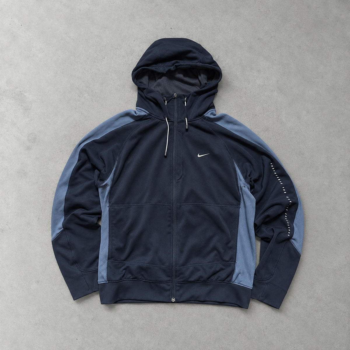 Y2K Nike Hoodie Marineblau Rare (M)